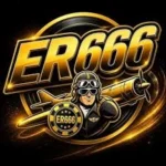 ER666 Game logo with bold gaming-style text