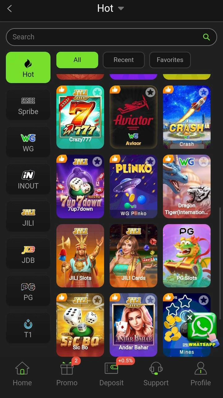 XD777 Game categories including card games slots crash games and sports